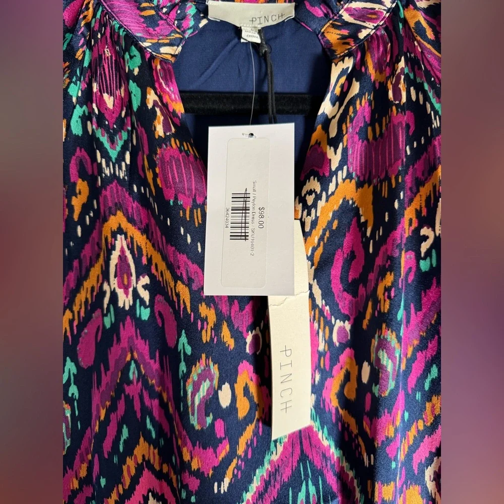 Multicolor Patterned Dress - Picture 7 of 11